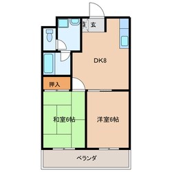 メゾンバンベールの物件間取画像